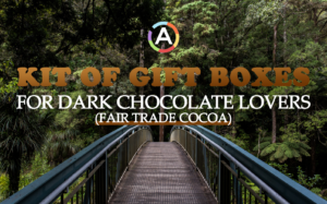 A Kit of Curated Organic Fair Trade Dark Chocolate Gift Boxes